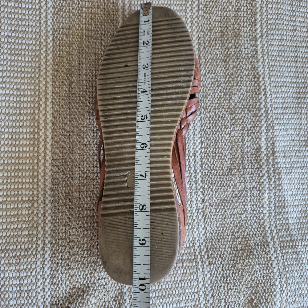 Frida Kahlo Sandals D'Santy Artsy Leather Mexican Huraches Womens 5 MX / 7.5 US